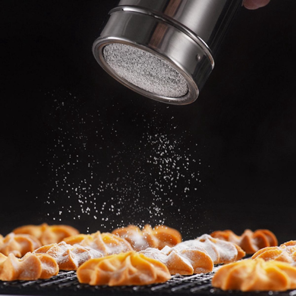 Hộp Đựng Gia Vị Bằng Thép Không Gỉ Có Nắp Lưới