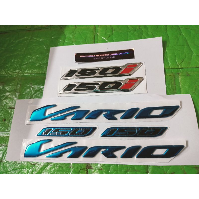 Bộ tem nổi Vario 150 màu xanh Blue 2021