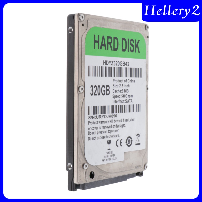 [HELLERY2] Universla 2.5 inch 320GB Laptop Internal Hard Drive Disk SATA 2 8M 5400RPM