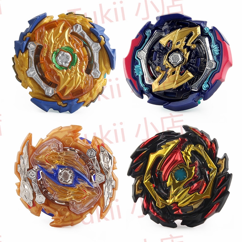 Set 4 Con Quay Đồ Chơi Beyblade Chất Liệu Kim Loại Kèm Hộp Đựng