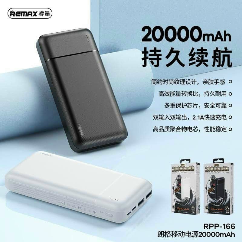 SẠC DỰ PHÒNG REMAX RPP-166 20.000MAh,,