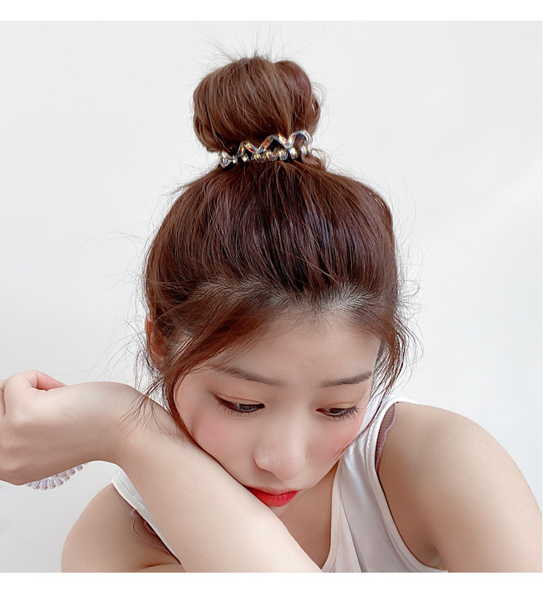 Dây cột tóc kiểu lò xo co giãn nhiều màu sắc