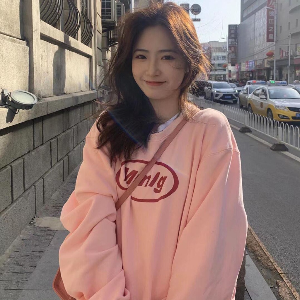 NRVP Áo Hoodie Thiết Kế Đơn Giản Thời Trang Hàn Quốc Cho Nữ
