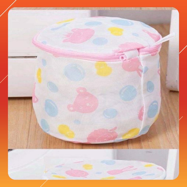 Set Túi Giặt Hoa Văn Dày Dặn 5 Chi Tiết
