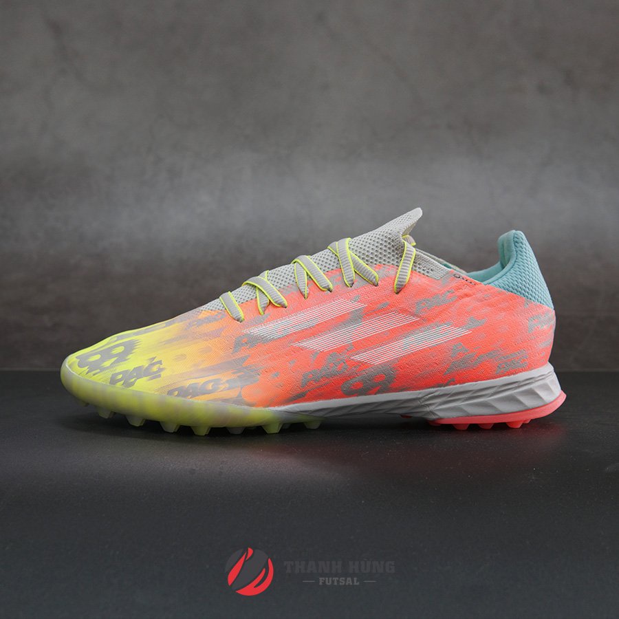 GIÀY ĐÁ BÓNG CHÍNH HÃNG ADIDAS X SPEEDFLOW.1 TF - GX3771 - XÁM RAINBOW