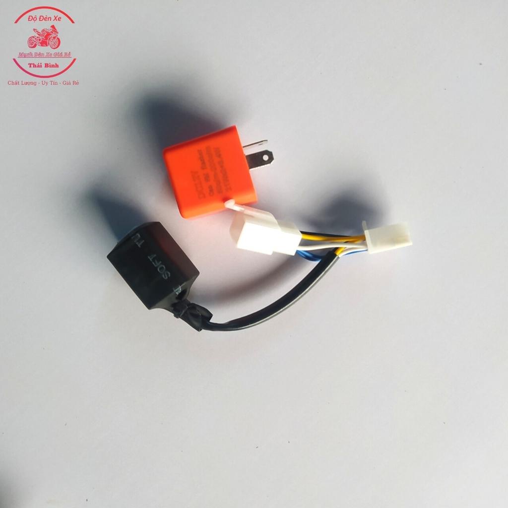 Mạch hazard, Mạch ưu tiên xi nhan cho ex 150 gắn như zin kèm cục chớp điện tử chỉnh tốc độ nháy nhanh chậm