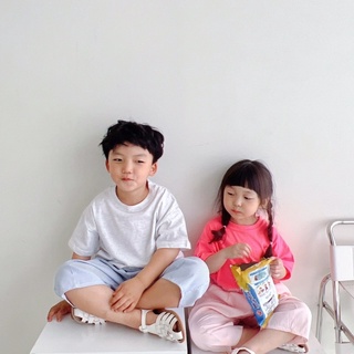 Áo thun trơn Hàn Quốc cho bé