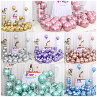 Combo 10 cái  bóng  siêu nhũ mạ Chrome 30cm bóng Crom chrome trang trí sinh nhật