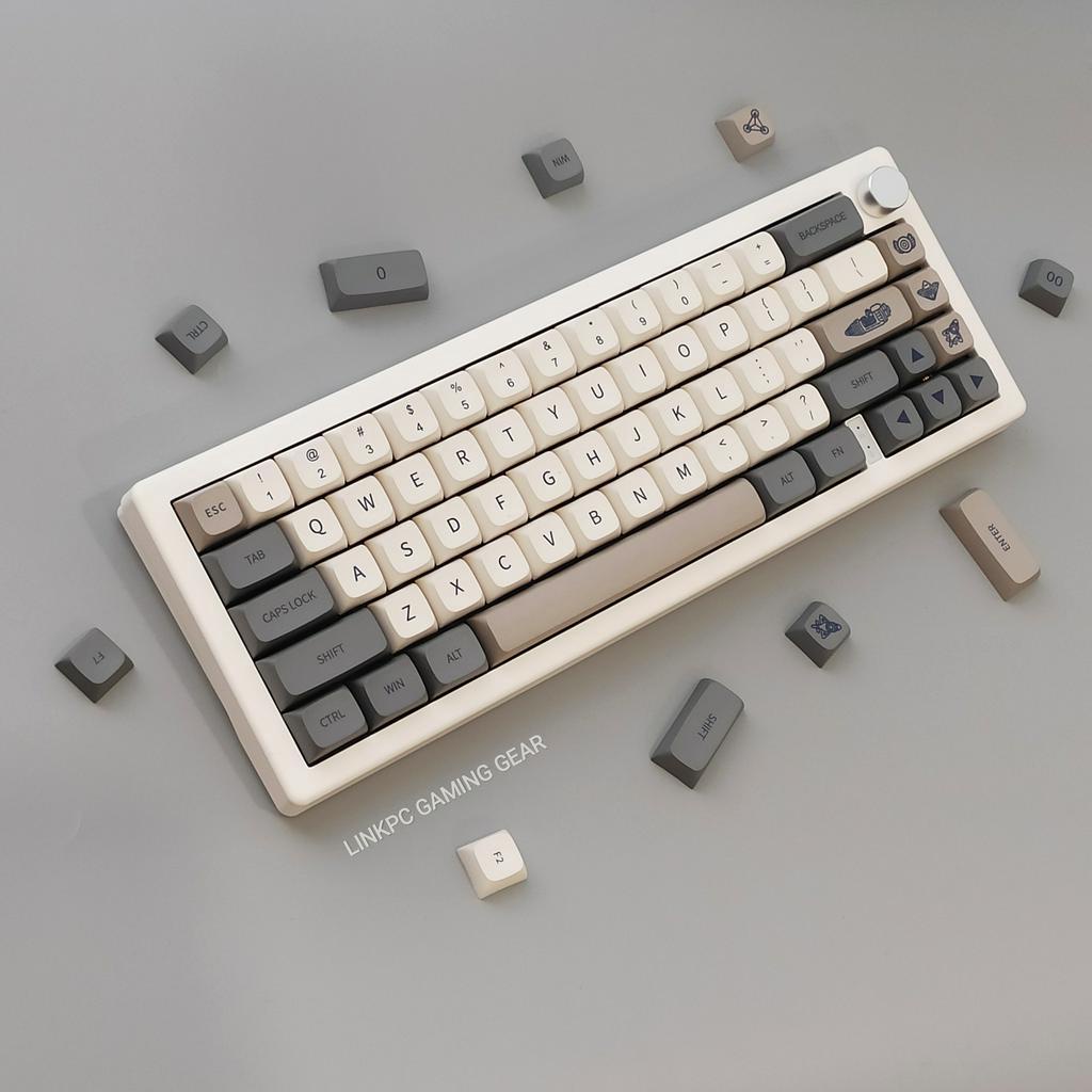 Bộ Keycap Retro Element XDA  124 nút dùng cho bàn phím cơ - PBT XDA profile  - in dyesub