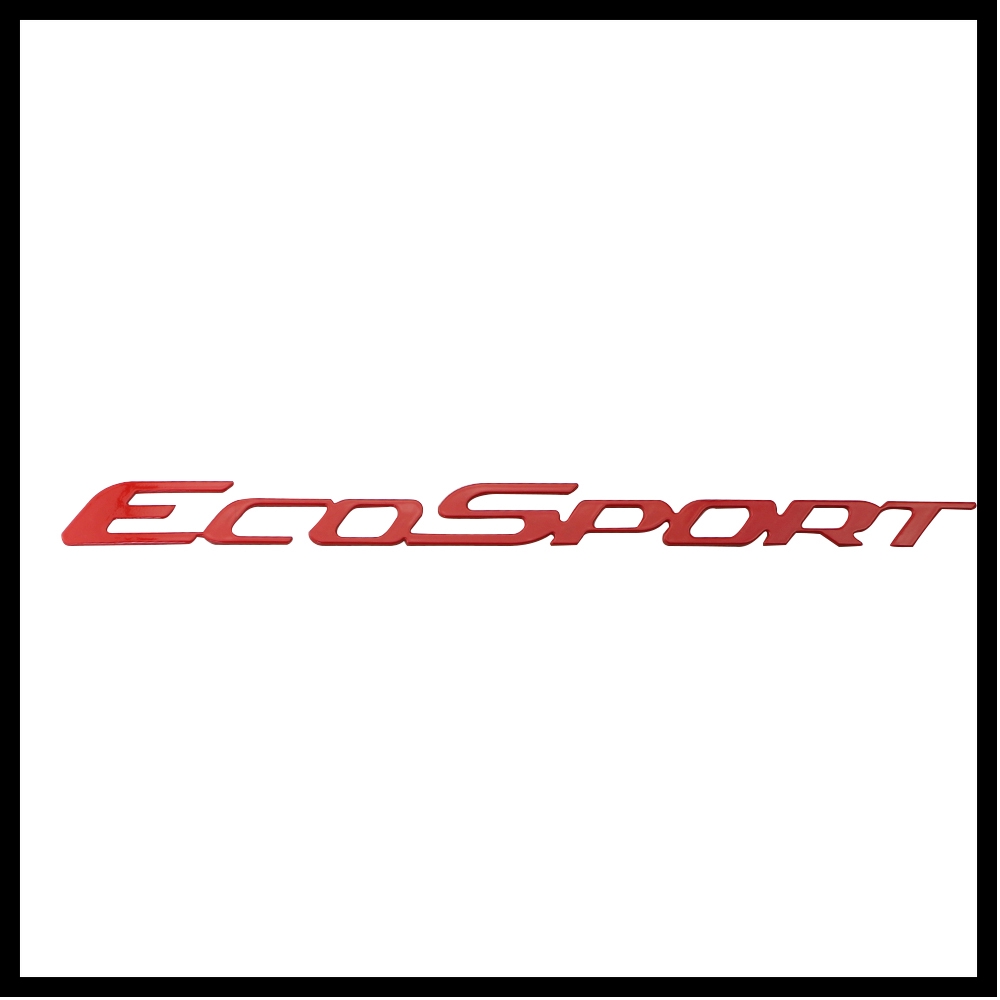 Hình dán trang trí bánh xe dự phòng cho xe Ford New Ecosport 2018 2019