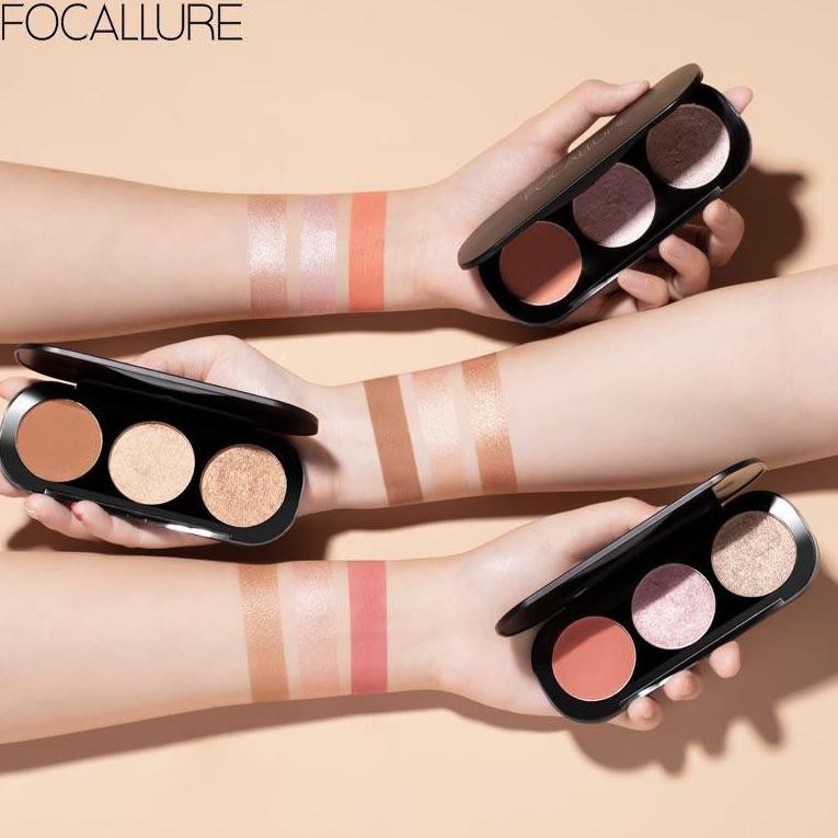 (Hàng Mới Về) Bảng Phấn Má Hồng / Bắt Sáng Focallure Pr0Mo | BigBuy360 - bigbuy360.vn