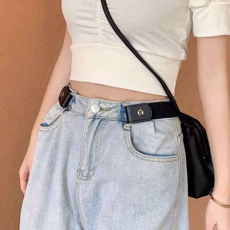 Thắt Lưng Không Khóa Co Giãn Có Thể Điều Chỉnh Thời Trang Dành Cho Nam Và Nữ