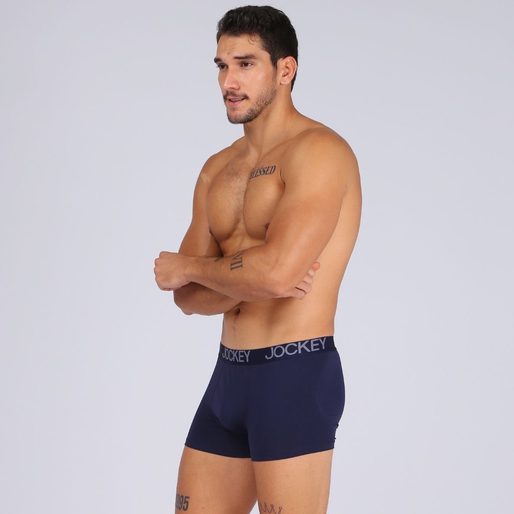 Hộp 05 Quần Lót Nam Jockey Dáng Trunk Boxer Thun Cotton Kháng Khuẩn Thoáng Khí - JAMB0411P - Tổng hợp 05