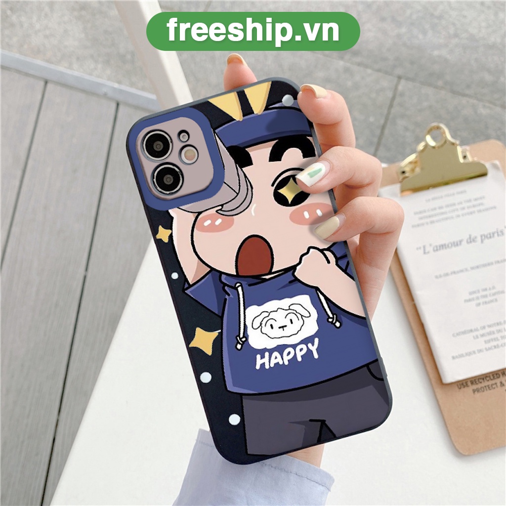 Ốp lưng iPhone Shin bút chì bảo vệ camera iphone 6/6plus/6s/6splus/7/7plus/8/8plus/x/xr/xs/11/12/13/pro/max/plus/promax