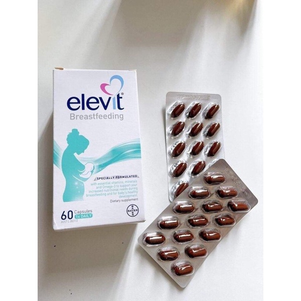 Vitamin Elevit dành cho mẹ đang cho con bú 60v