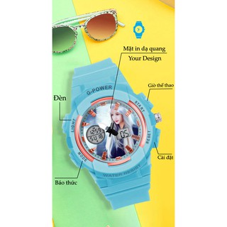 Đồng hồ nữ dây dạ quang Blackpink