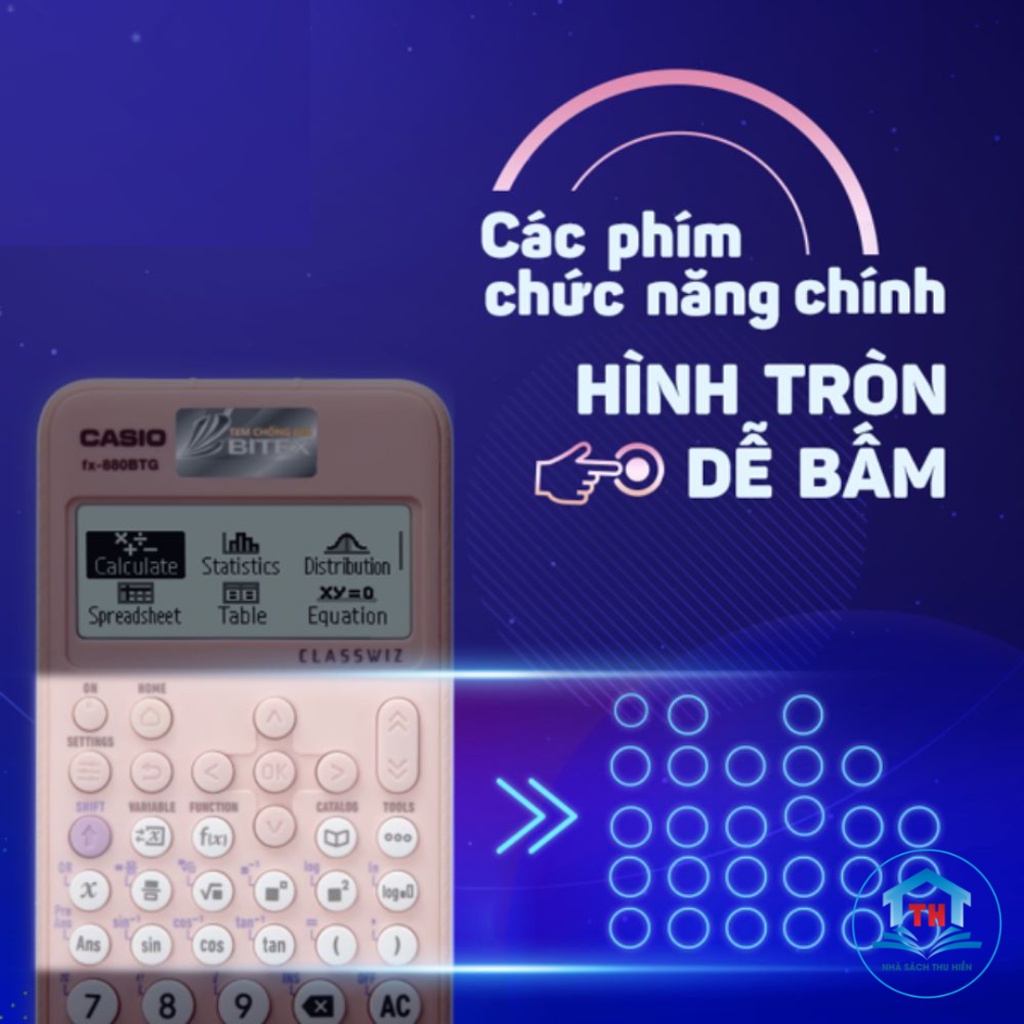 Máy tính CASIO FX880BTG Chính hãng - Bảo hành 7 năm