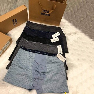 Hộp 5 quần sịp đùi nam muji thông hơi