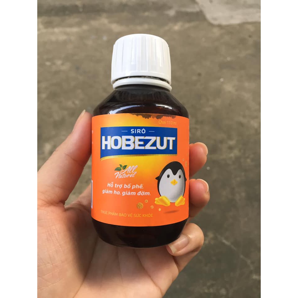 Siro Hobezut chai 100ml - Hỗ trợ bổ phế, giảm ho khan, ho đờm, làm ấm đường hô hấp - Siro Ho Bezut CVSpharmacy