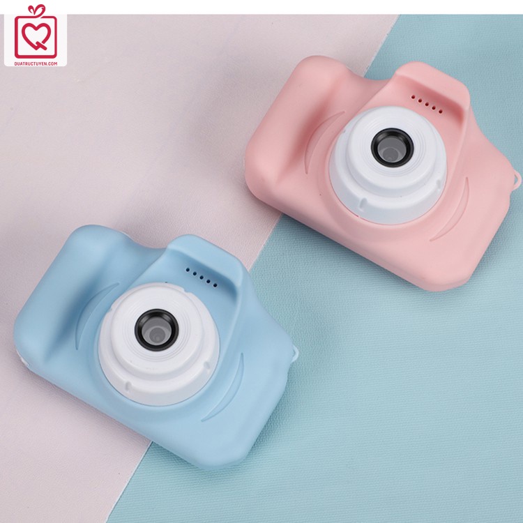 Máy ảnh, quay video kỹ thuật số mini độ phân giải cao màn hình 2inch cho bé