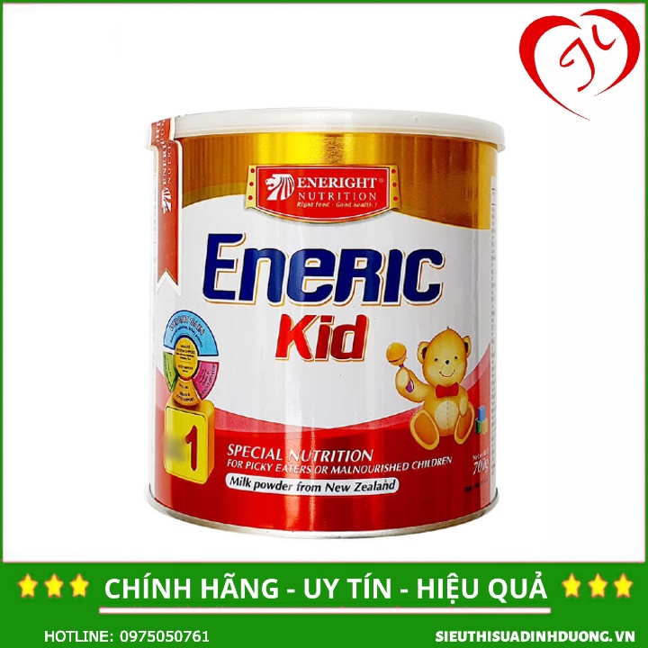 Combo 2 hộp Sữa Eneric Kid số 1 700g