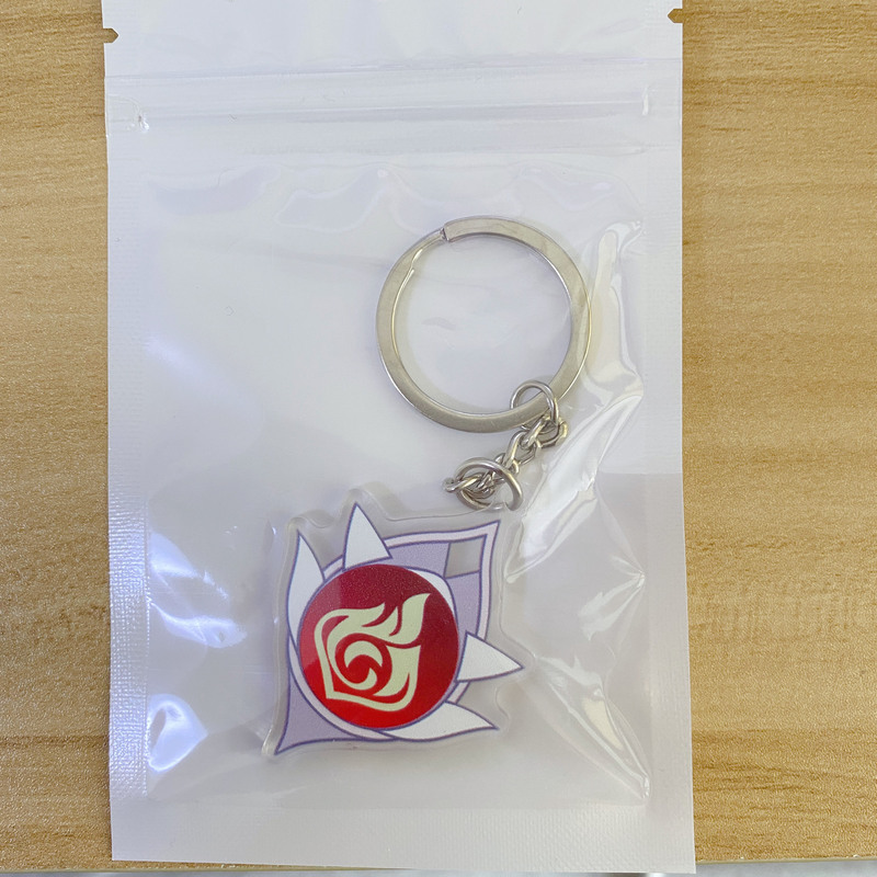 Móc chìa khóa Acrylic 14 phong cách game Genshin 7 tiện dụng