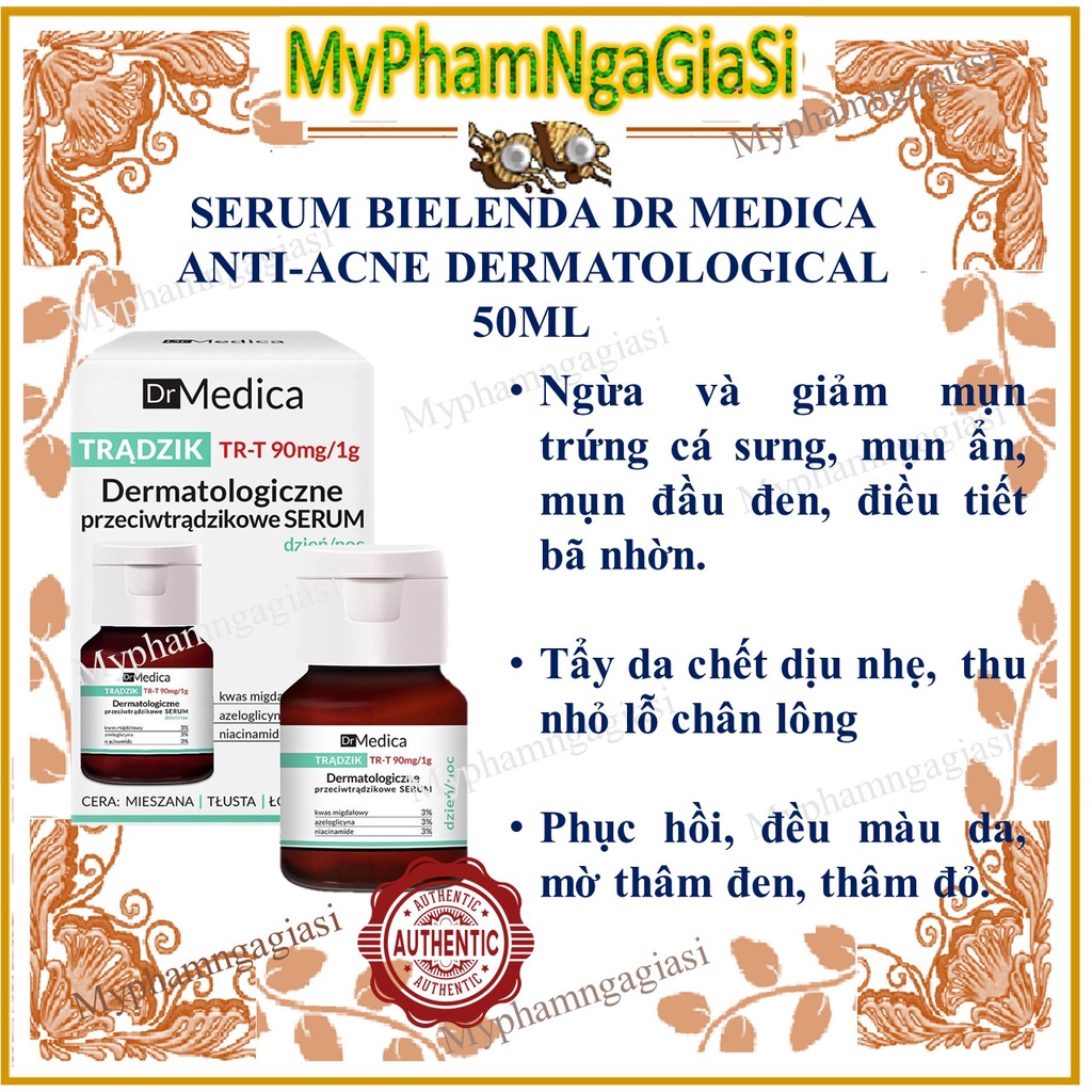 Serum Bielenda Dr Medica Anti-acne Dermatological giảm mụn, ngừa thâm