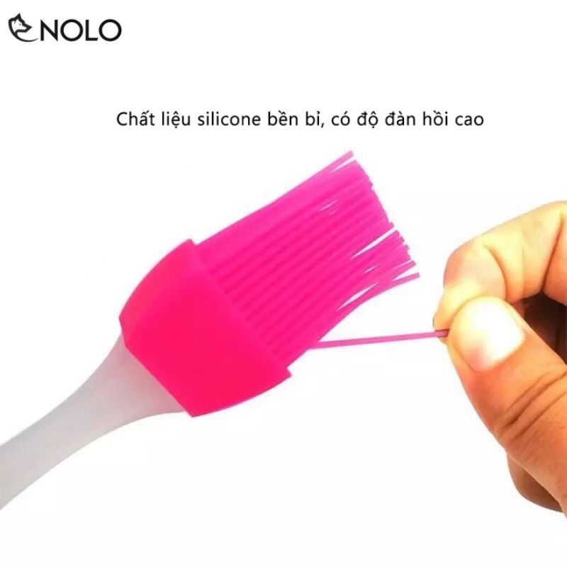 cọ chổi silicon phết dầu, gia vị, quét mặt bánh ra