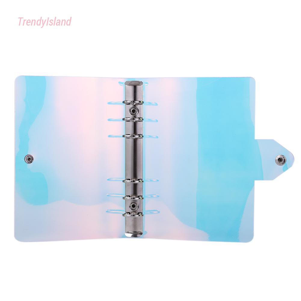 ☻TRE-Ready☻PVC Loose-Leaf Shell Notebook Diary Hand Account Binder Office Supplies