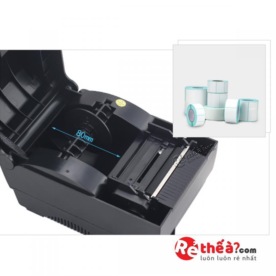 M Máy in tem mã vạch hai chức năng Xprinter 365B - xịn 4 6