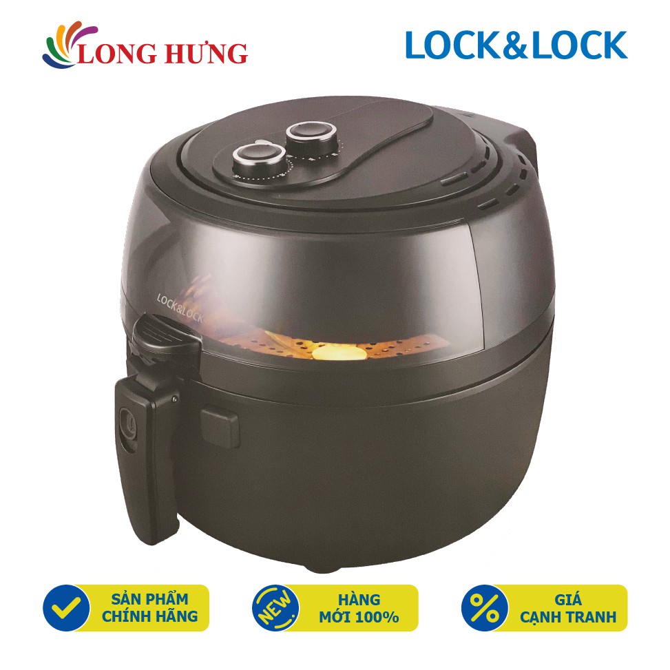 Nồi chiên không dầu điều khiển cơ Lock&amp;Lock 6.5 lít EJF586 - Hàng chính hãng