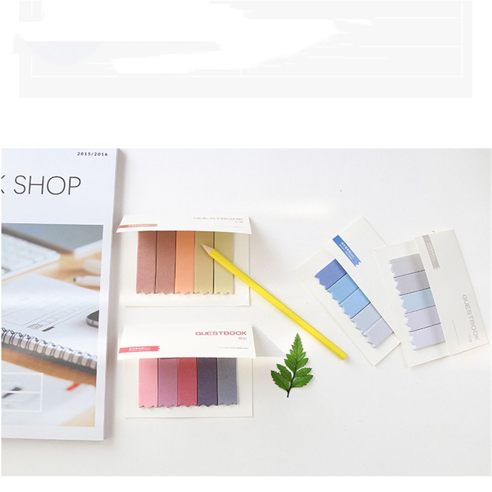 Set 100 tờ giấy ghi chú nhiều màu sắc tiện lợi đáng yêu