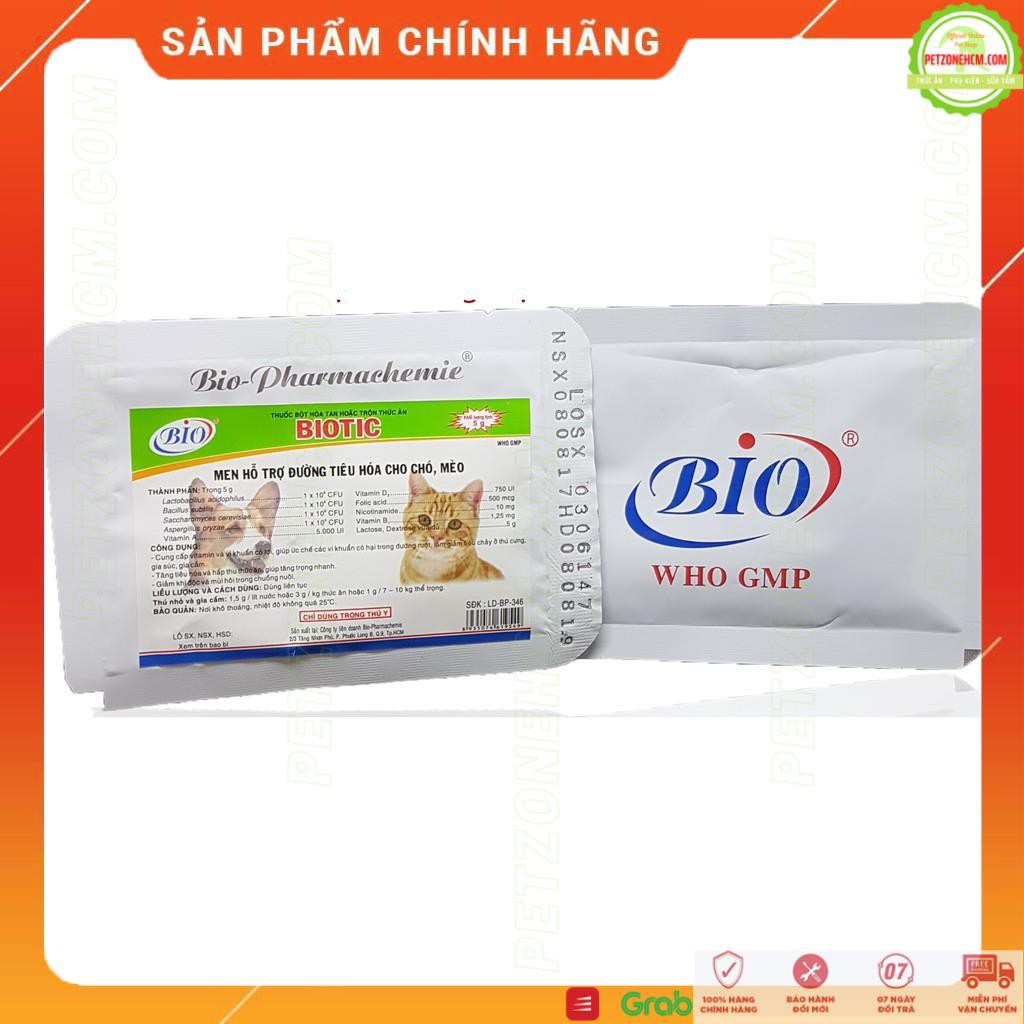 Men BIOTIC gói 5g hỗ trợ tiêu hoá cho chó mèo