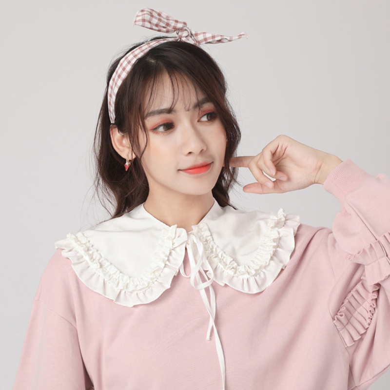 Vòng Cổ Hai Lớp Đính Nơ Ruy Băng Phong Cách Hàn Quốc Cho Nữ