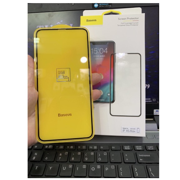 Kính Cường Lực Baseus IPhone XS /XR/XS Max /6.1/6.5 Inch Viền Nhỏ