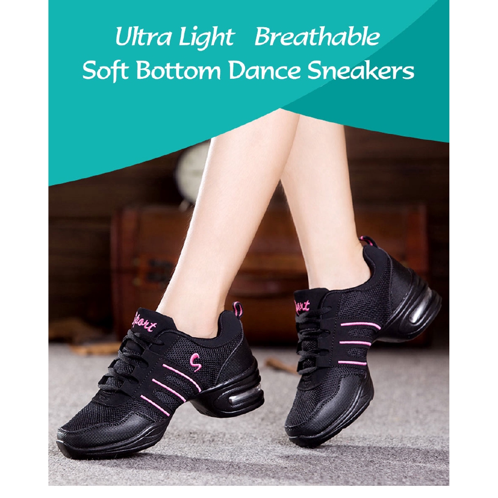 Her dancing sports featuring modern dance Jazz Dance Soft Sneakers