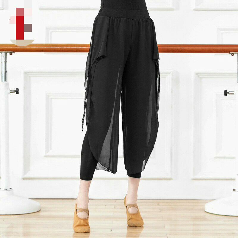 Quần múa legging phối tà xoan xẻ Q03 | BigBuy360 - bigbuy360.vn