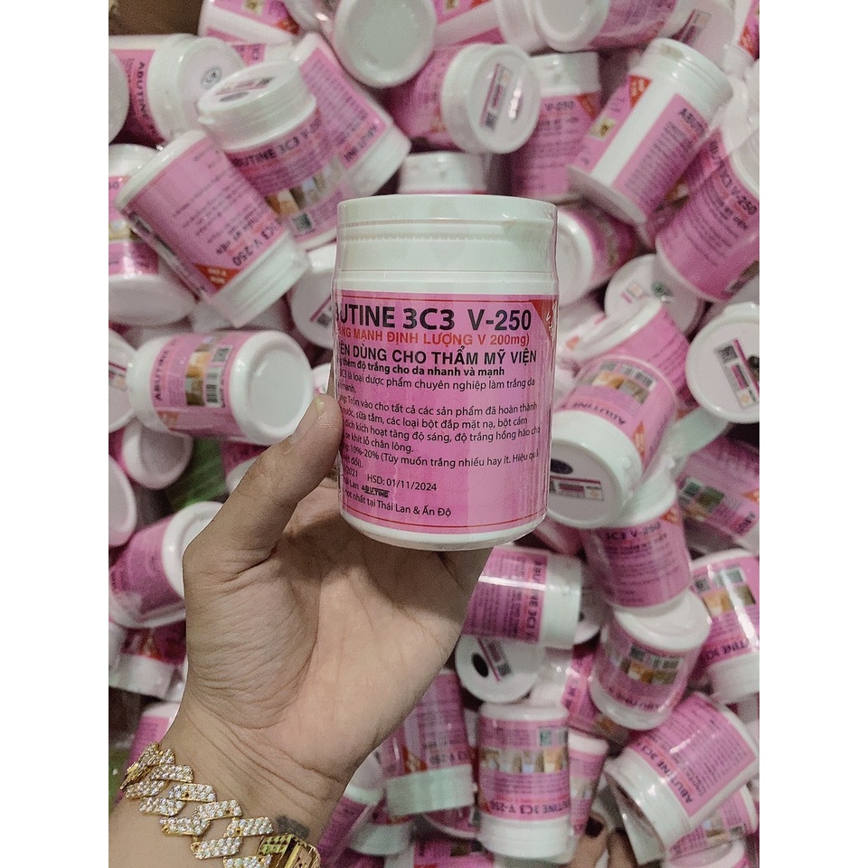 Kem dưỡng trắng da abutine 250g 3c3 thái lan