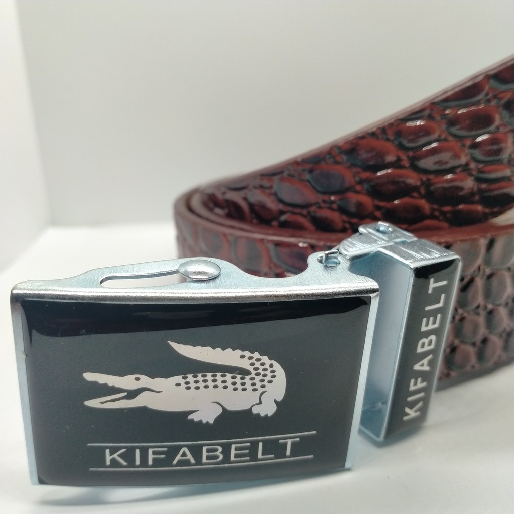 🎁FREESHIP🎁 Thắt lưng da pu vân cá sấu tròn- thắt lưng nam cao cấp