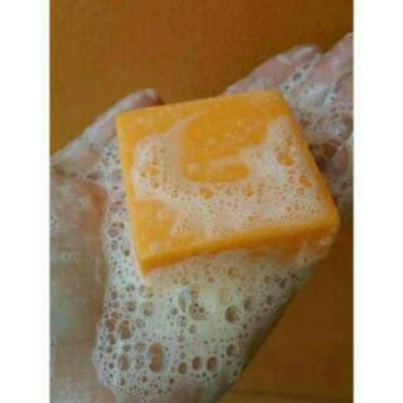 Xà bông cam nghệ giảm mụn trắng da Galong 60g | Nguyên Hương Store
