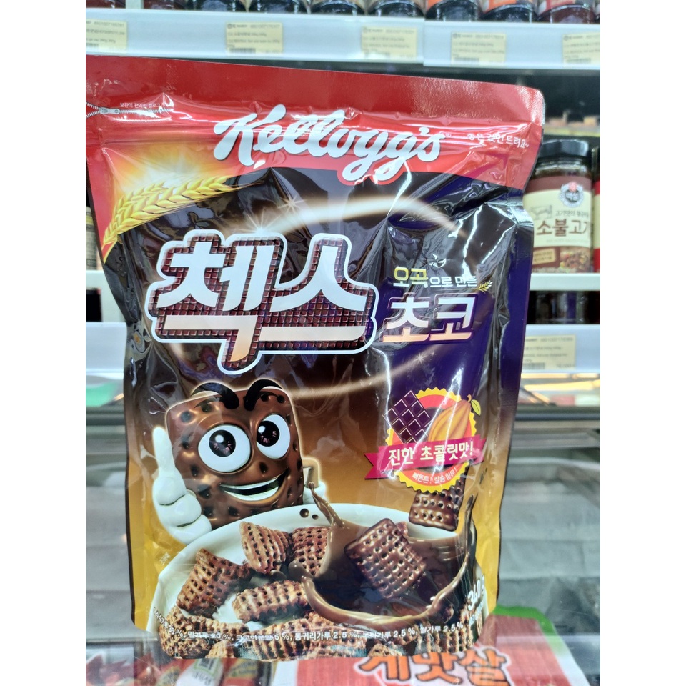 NGŨ CỐC SOCOLA CHOCO CHEZ HÀN QUỐC 340G - 첵스 초코