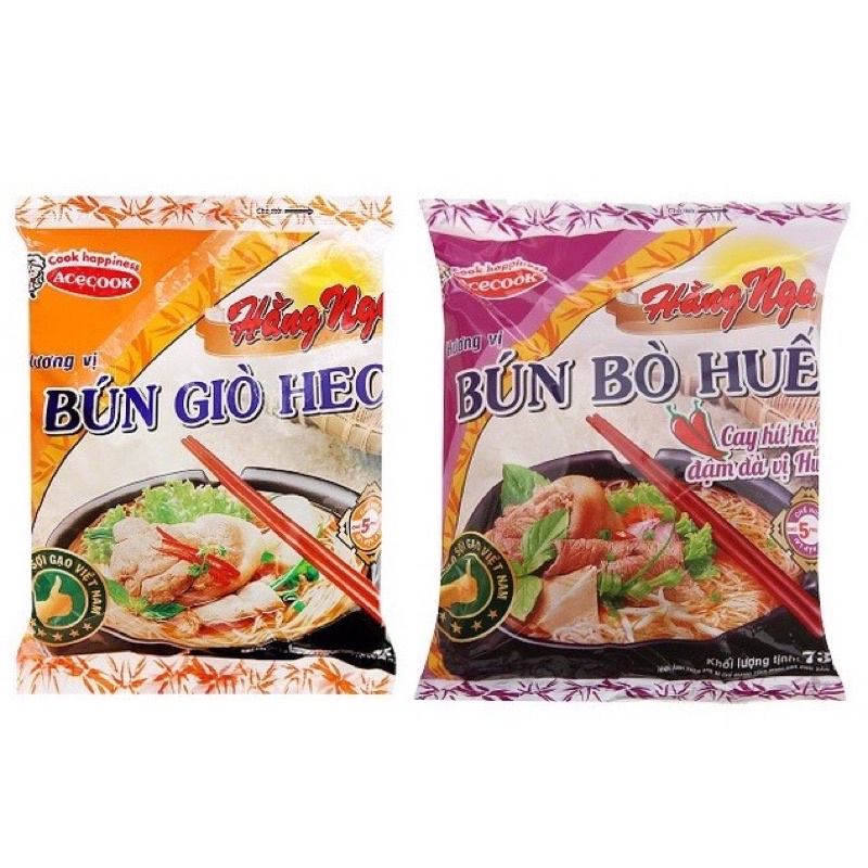 Bún giò heo/ bún bò huế Hằng Nga Acecook siêu ngon