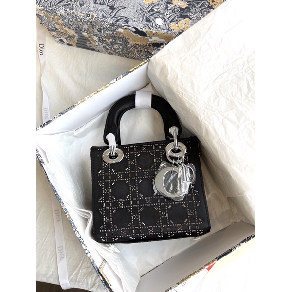 Túi xách nữ  dior đính đá fullbox hãng