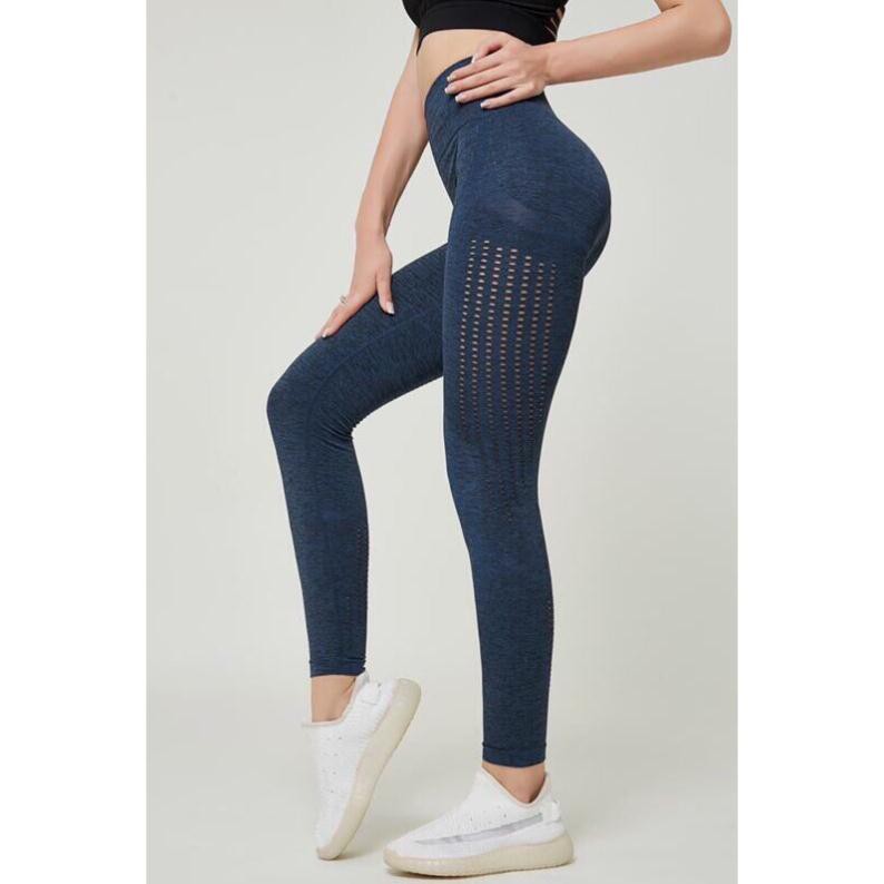 Quần Tập Gym Nữ [LEGGING] ECHT Đục Lỗ [ĐỒ TẬP GYM NỮ]