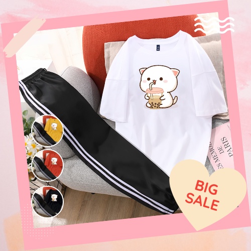 [ MÃ 02] BỘ XINH MẶC Ở NHÀ COTTON THOÁNG MÁT QUẦN THỂ THAO