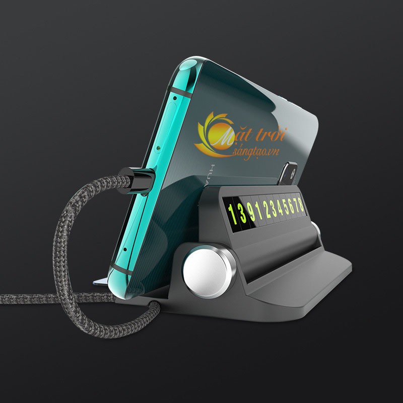 Bảng số điện thoại gắn táp lô ô tô kiêm giá để điện thoại | BigBuy360 - bigbuy360.vn