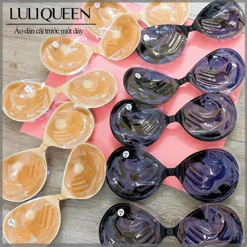 Áo lót dán ngực nâng ngực silicon, áo bra dán ngực cài trước