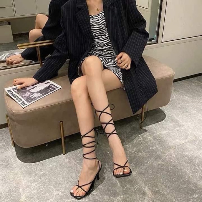 M130- SANDAL XỎ NGÓN DÂY BUỘC SIÊU ĐỈNH