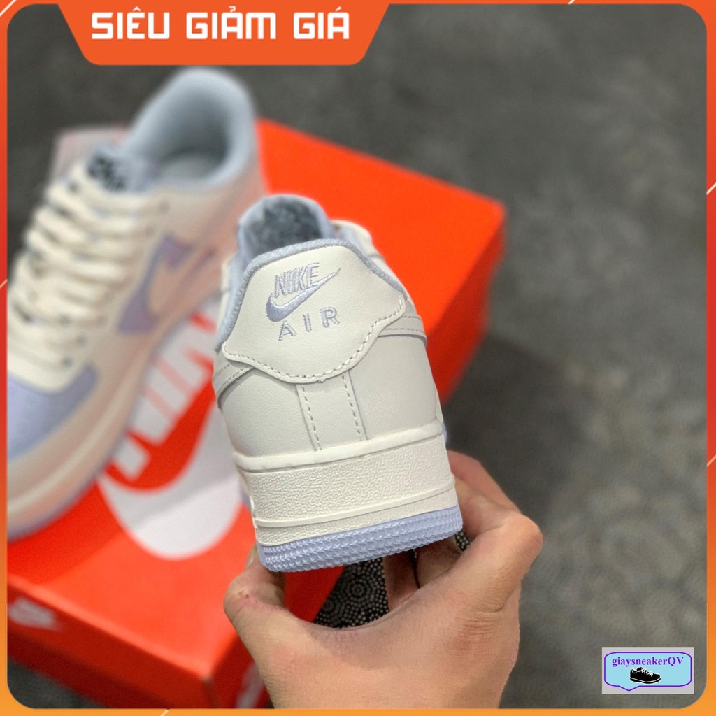 Giày thể thao Air Force 1 AQ4134-405 màu xanh cá tính, hiện đại, êm đẹp dành cho nữ