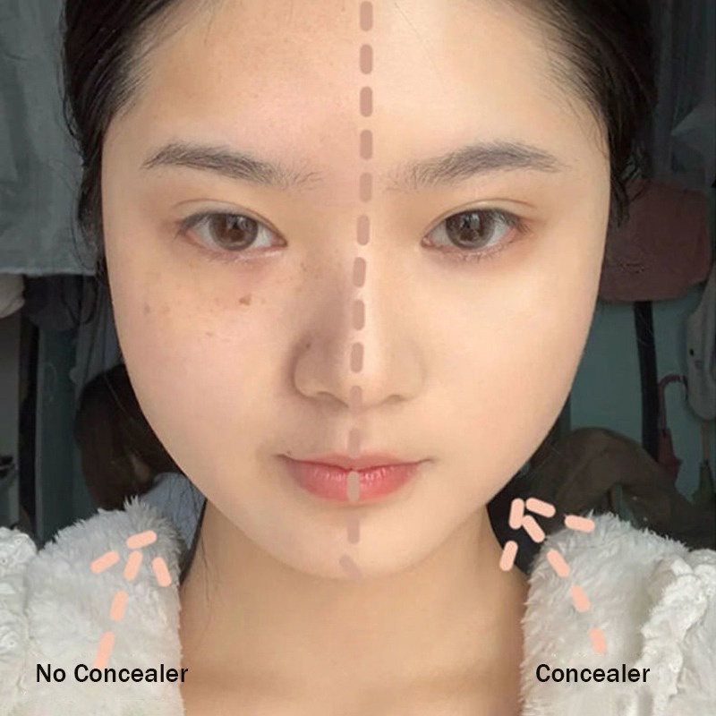 Bảng Kem Che Khuyết Điểm 3 Màu Che Phủ Quầng Thâm Và Bọng Mắt Dưỡng Ẩm Cho Da